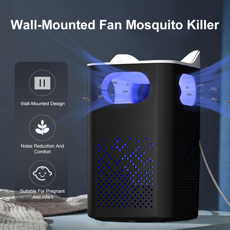 Lampada per assassino di zanzare ultravioletta 365nm trappola per insetti per zanzare ricarica USB Bug Zapper zanzara per camera da letto domestica camera dei bambini