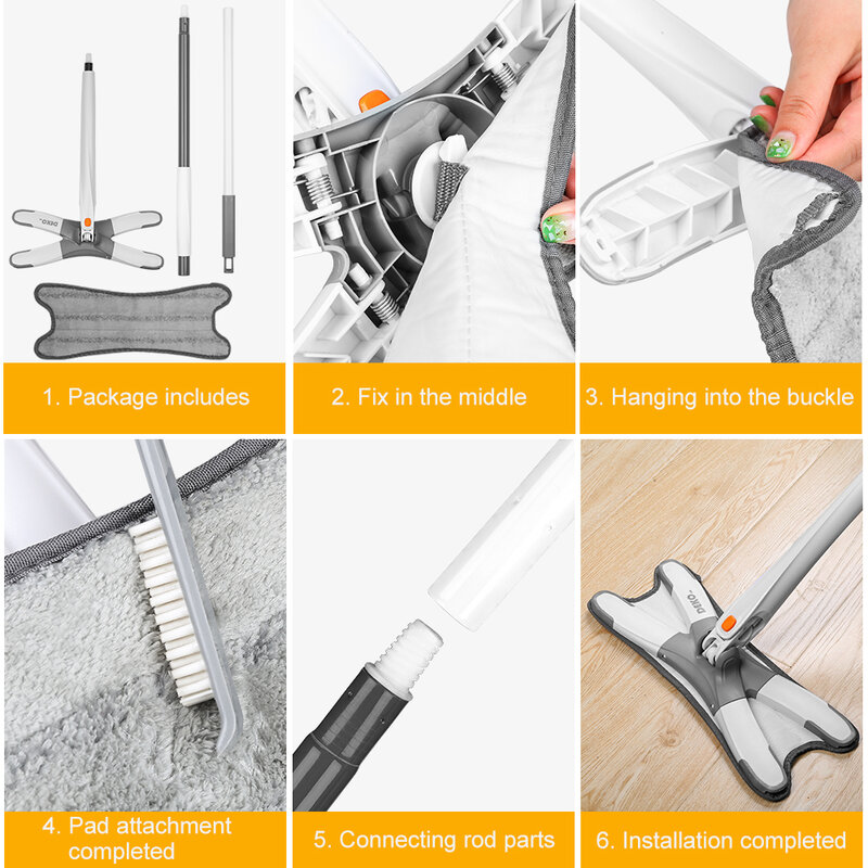 DEKO x-type Mop do podłogi z mikrofibry wymienny ręczny środek czyszczący myjnia płaski Mop sprzątanie domu narzędzie ręczne wytłaczanie leniwy Mop