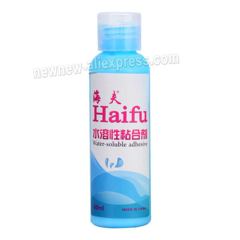 HAIFU-pegamento de agua para tenis de mesa, adhesivo soluble en agua, 60ml, profesional para raquetas, ping pong, accesorios de goma de murciélago