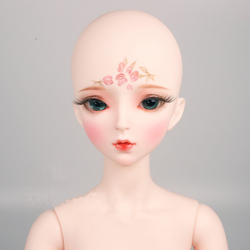 Bybrana 1/3 1/4 1/6 1/8 Bjd Doll Wig Martial Arts Style Long Straight Hair Single Ponytail Size and Color Can Be Customized