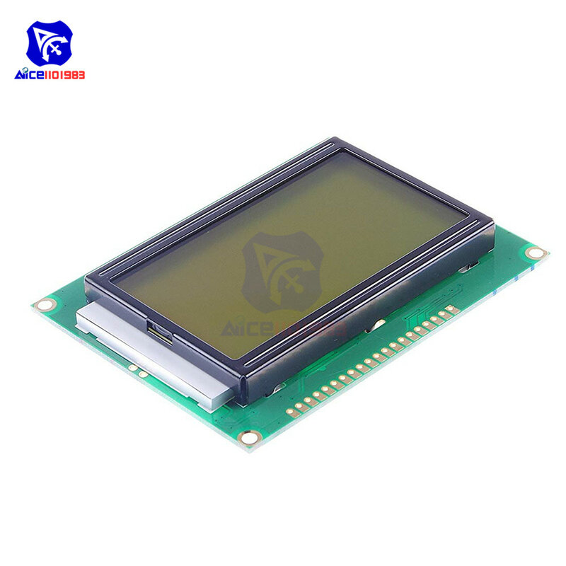 Diymore 128X64จุดกราฟิก12864โมดูลจอแสดงผล LCD Backlight ST7920 IIC I2C SPI สำหรับ Arduino Raspberry Pi STM32 3D เครื่องพิมพ์
