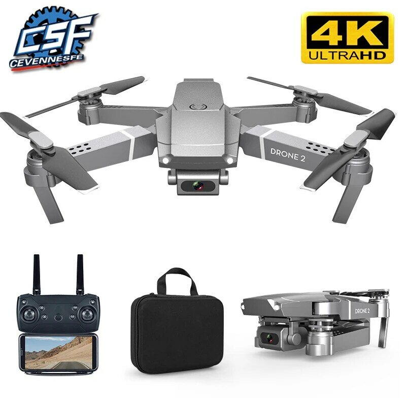 2021 NEW E68 Drone HD wide angle 4K WIFI 1080P FPV Drones video live Recording Quadcopter Height To maintain Drone Camera Toys