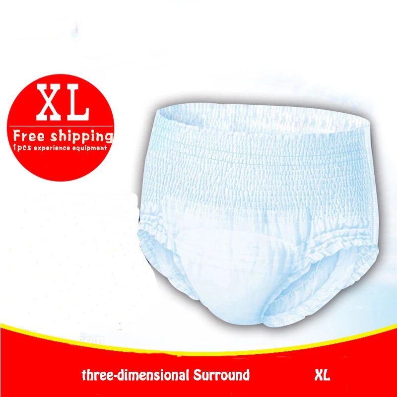 Pantaloni Pull-on per adulti di alta qualità codice XL 1500ml tipo di biancheria intima Super assorbente pannolino per anziani confezione di prova per bambini 1 pz