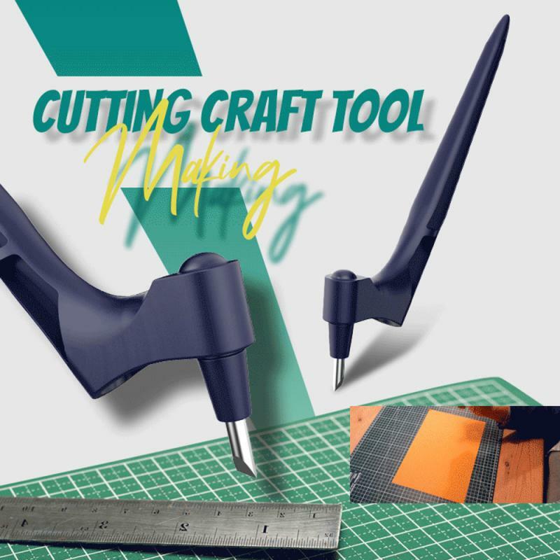 Nova marca faca de gravura prática cortador de papel ferramenta de artesanato handheld 360 graus de rotação ferramenta de cortador faca de papel de segurança