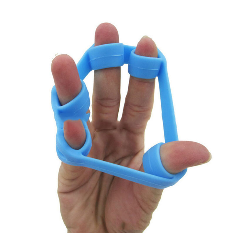 Dedo gripper silicone mão gripper exercício aperto da mão força de pulso treinador dedo exercitador faixas de resistência fitness