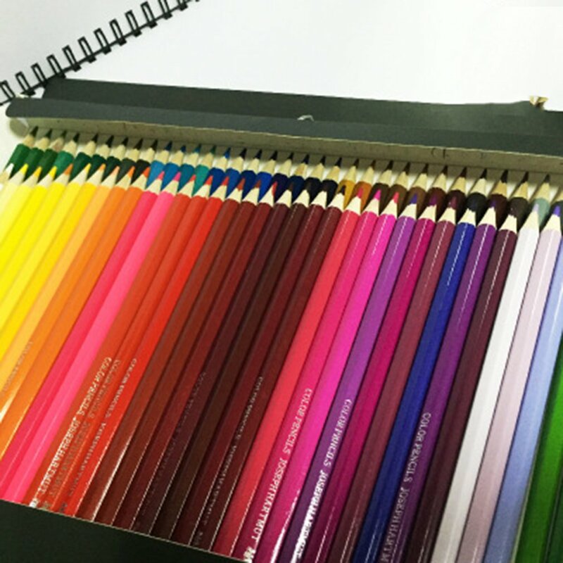 Цветные карандаши, экологически чистые, дневные картонные коробки для рисования со свинцовым покрытием и картонные коробки 12/18/24/36/48/72 цвето...