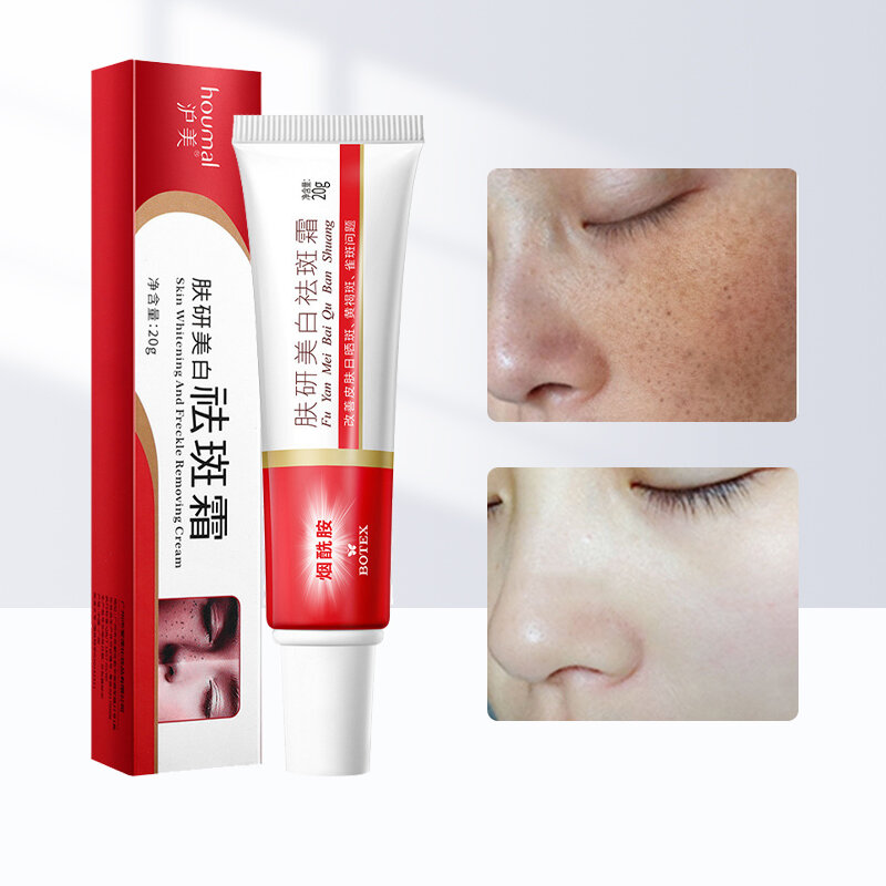 Efeitos fortes clareamento creme de rosto colágeno puro remover melasma pigmento melanina reparação anti envelhecimento essência hidratante pele 20g