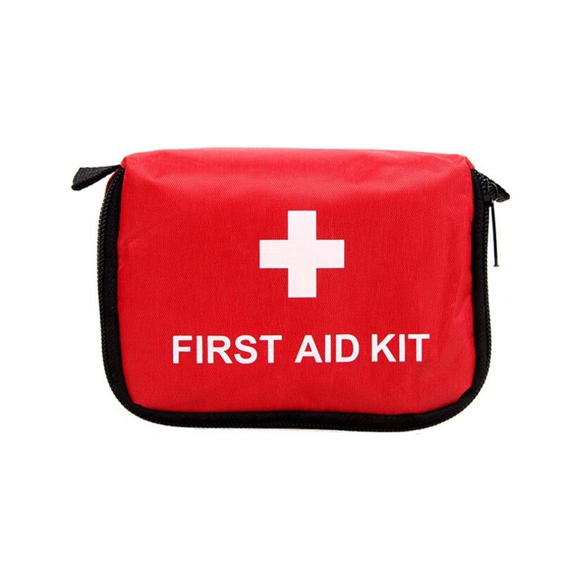 Kit de emergencia pequeño para exteriores, Kit de primeros auxilios de alta densidad, para coche familiar, fácil de recoger y colocar, 9 piezas
