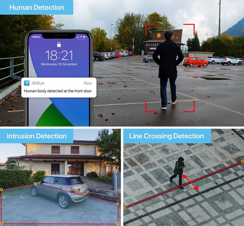 4K 8MP видеонаблюдение уличое Аудио распознание лица система POE видеорегистратор комплект видеорегистратор дом человека уличная AI камера видеонаблюдения
