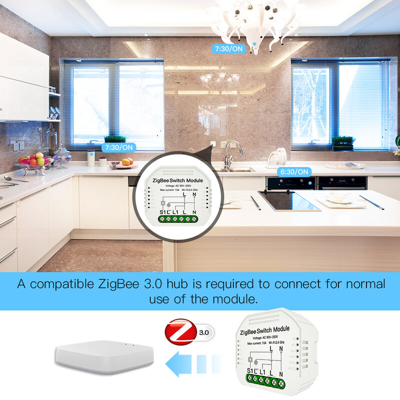 Tuya ZigBee 3.0 Smart Lampu Modul SmartThings Aplikasi Yang Diperlukan Remote Control, 2MQTT Setup Bekerja dengan Alexa Google Home