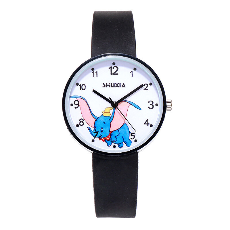 Precioso reloj de tendencia contraído para estudiantes de primaria, color caramelo, niña, joker, Corazón