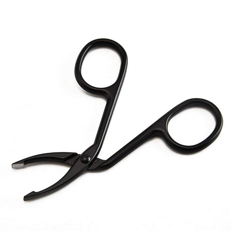 กรรไกรรูป Bend Tip แต่งหน้าเครื่องมือ Quick Removal Hair Plucker Multifunction แหนบคิ้วเครื่องสำอางค์ Hairgripping แบบพกพา