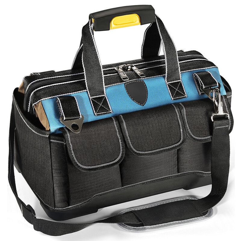 신제품 공구 가방, 두꺼운 내마모성 어깨 옥스포드 가방, 대형 공구 가방, 다기능 전기기사 수리 목공 핸드백