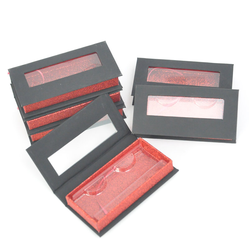 Atacado personalizado logotipo lash caixas embalagem caixa de cílios falso cils 25mm vison cílios tira quadrado magnético caso fornecedores a granel