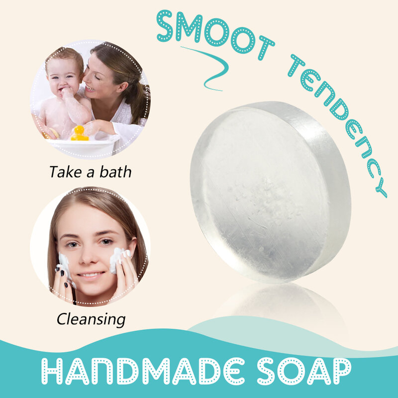 Jabón blanqueador íntimo para eliminar la melanina corporal, enzima activa Natural, jabón blanqueador de plantas naturales, ducha transparente