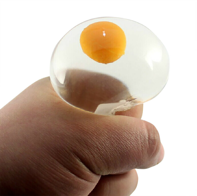 ストレスリリーフのおもちゃファンキー卵スプラットボールフワフワおもちゃストレスリリーフ卵卵黄ボール子供のためのノベルティおもちゃノベルティストレスボール