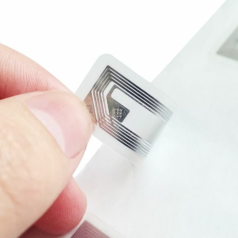 100 sztuk chip NFC Ntag213 naklejka mokra wkładka 2*10mm 13.56MHz RFID NTAG 213 etykieta