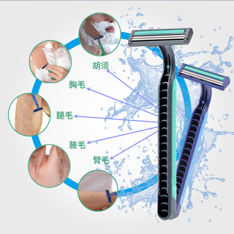 Ourwork-maquinilla de afeitar eléctrica portátil para hombre, mini afeitadora de limpieza con cabezal único, máquina de afeitar con agua