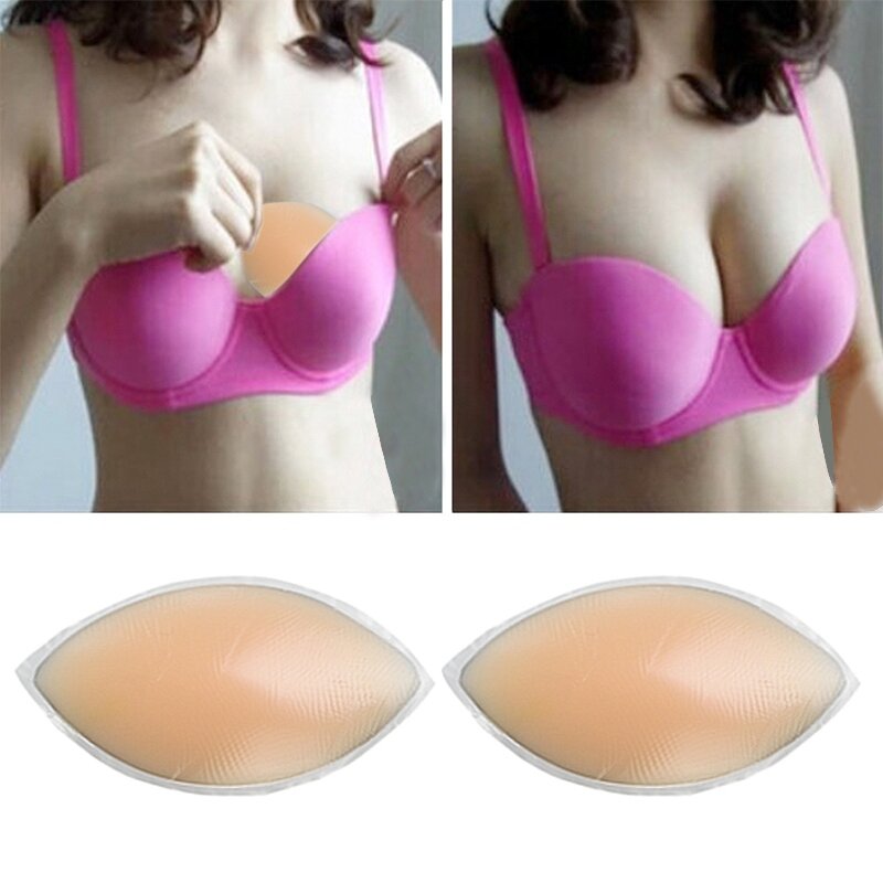1 paar Silikon Bh Push-Up-Pads Pad für Brassier Brust Enhancer Bh Einfügen Pads Sexy Bikini Polsterung Brust Patch pads