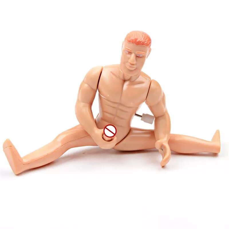 Funny Masturbating Man Figure Toy Wind Up Toy Prank Joke Gag For Over 14 Years Old Adult Game Sex Products Erotic Sex Toys