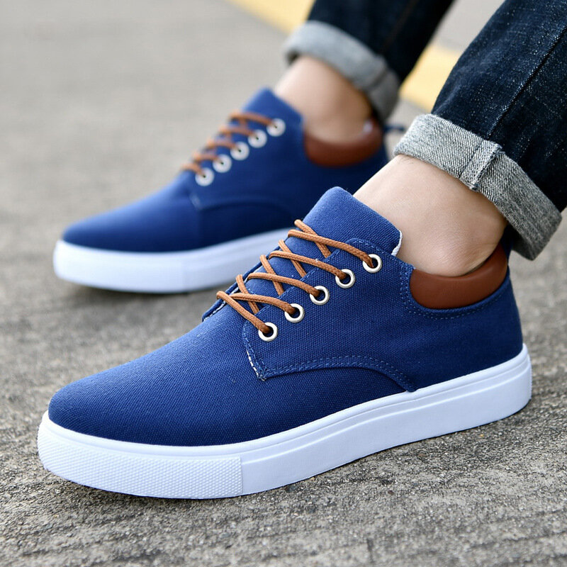 White Grey Cheap Flat Comfortable Shoes Men's Casual Sport Sneakers Vulcanized Sneakers Boys Autumn Spring 2021 Fashion Sneakers