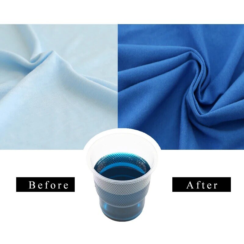10g Lake Blue Color Fabric Dye Pigment Dye for Clothing Textile Silk Clothing Renovation in Cotton Feather Bamboo Dyestuff Acr
