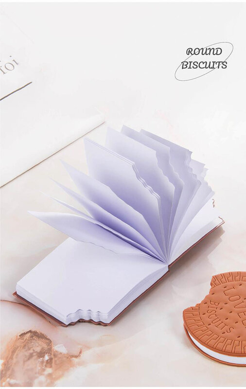 Creatieve Briefpapier Chocolade Memo Pad Student Geschenken Leuke Notebook 80 Vellen Wit Notities Mooie Notitieblok