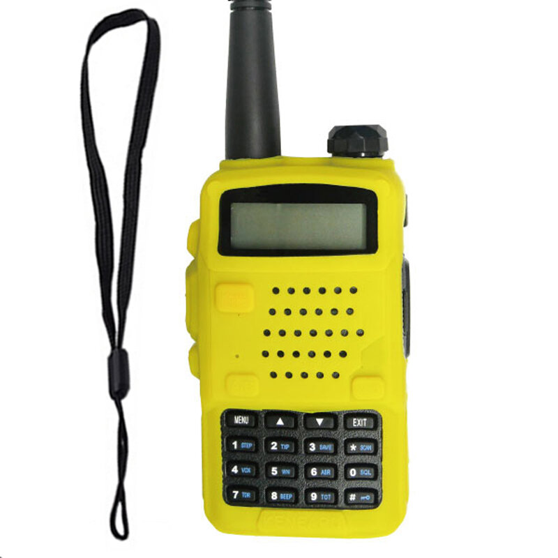 De borracha macia de silicone baofeng, capa de proteção manual antiumidade para walkie talkie 5ra 5rb 5rc 5rd thf8 uv5r