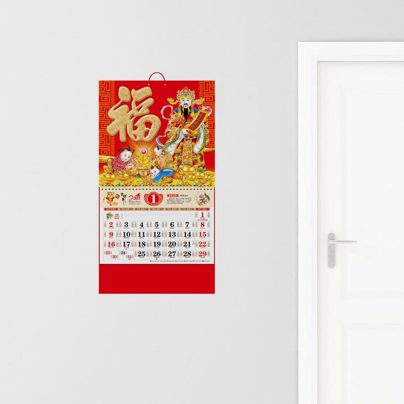 Hanging Calendar High-quality Eco-friendly Non-fading for Home Traditional Calendar Calendar