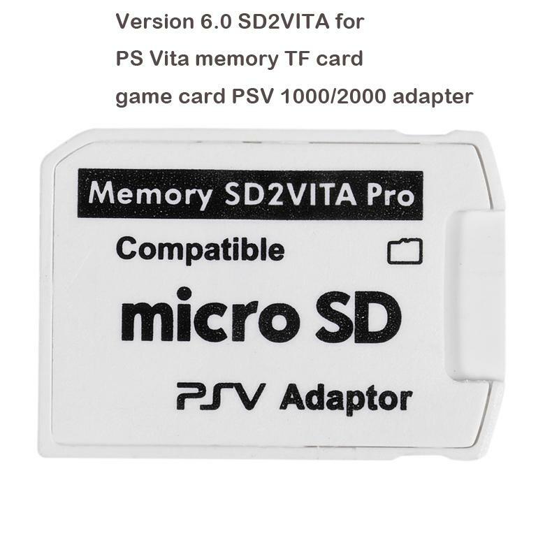 Adattatore PSV Vita 1000/2000 TF Card Holder 3.65 System SD PC Card Conversion Set 6.0 Version Gaming Controller Converter