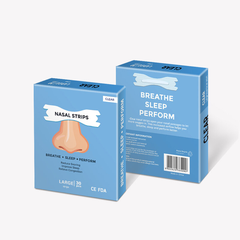 300 stücke/10box Transparent Nasale streifen Anti-Schnarchen Patch Nicht Snore Haben eine Entspannen Schlafen Anti-schnarchen Patches Besser Atmen