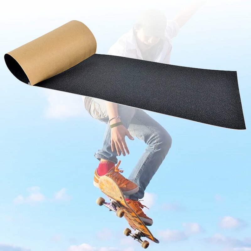 Cinta de agarre profesional para skateboardboard, cubiertas de tabla de Skate, papel de lija impermeable