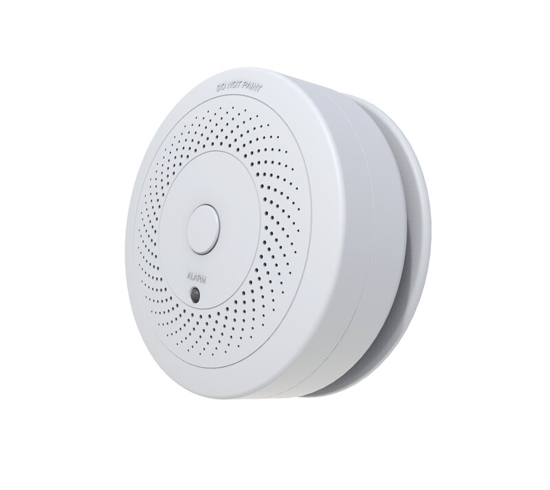 새로운 연기 감지기 홈 보안 독립적 인 연기 화재 감지기 센서 낮은 배터리 알림 보호