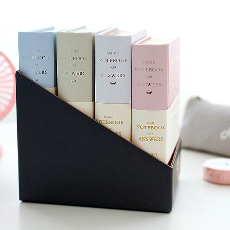 "Answers Book" Journal Diary Blank Papers Notebook Study Working Journal Pocket Memo Stationery Gift