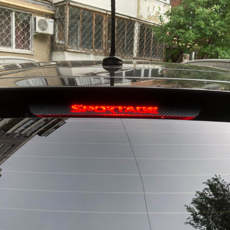 A Little Change Carbon Fiber Rear Brake Light Sticker for Kia Sportage SL 3 R 2011 - 2015 Back Brake Lamps Decoration Stickers