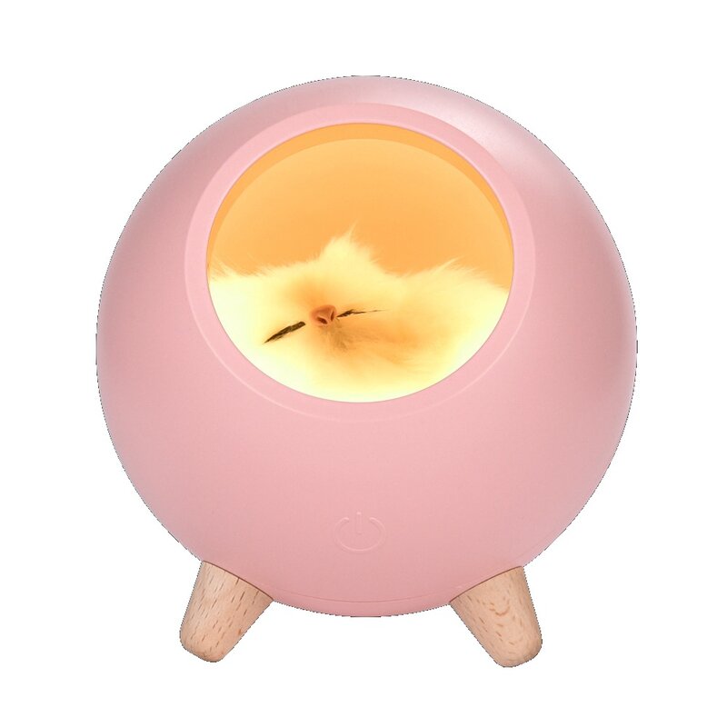 LED Cat light USB touch night light bionic cat smart dimming atmosphere lamp living room bedroom decoration lamps holiday gift