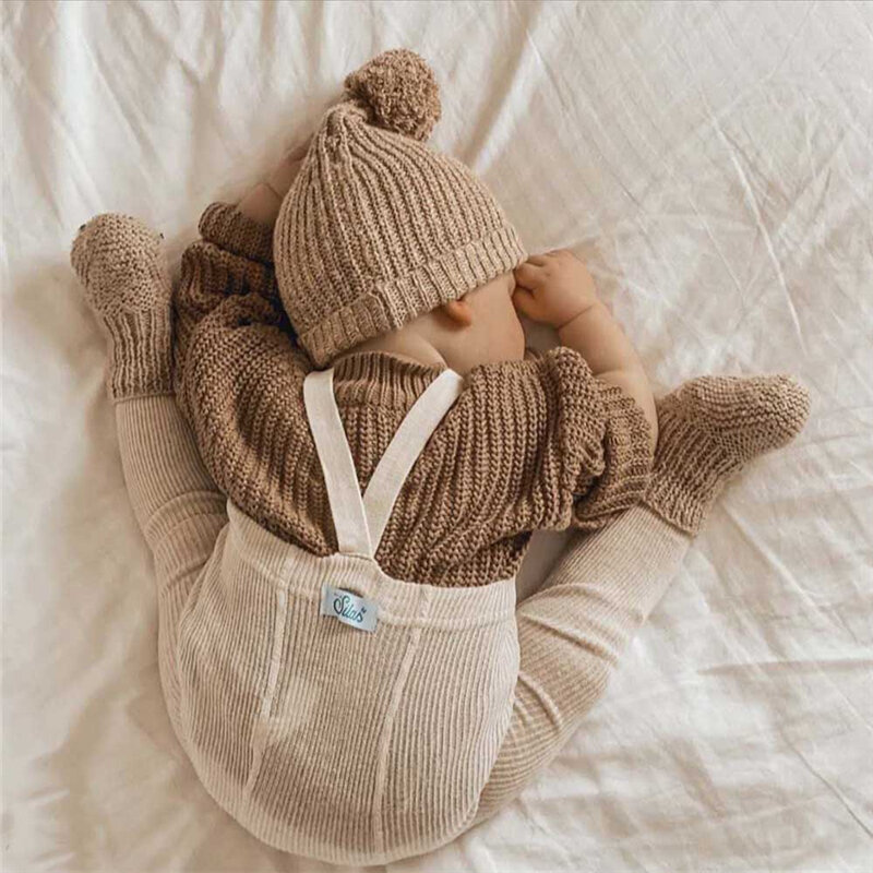 EnkeliBB-medias de invierno para bebé, ropa de calidad de lujo para niño y niña, mantiene el calor, ajustada, con correa, pantalones encantadores para niño pequeño