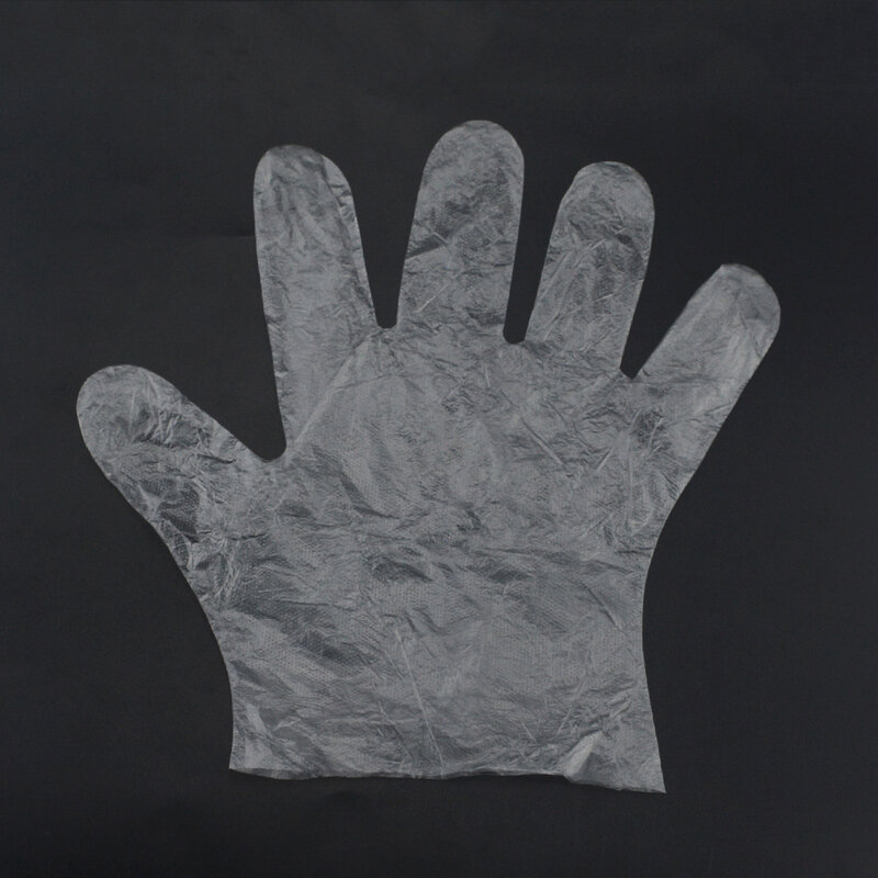 50/100 unids/set de plástico de alimentos guantes desechables para restaurante Cocina Barbacoa respetuoso del medio ambiente de comida guantes vegetal de la fruta de guantes