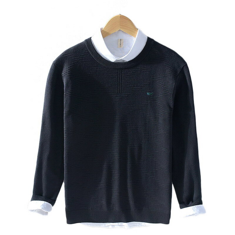 男性用長袖セーター,高品質の暖かくて厚いニットセーター,冬服,暖かい,3XL,20105