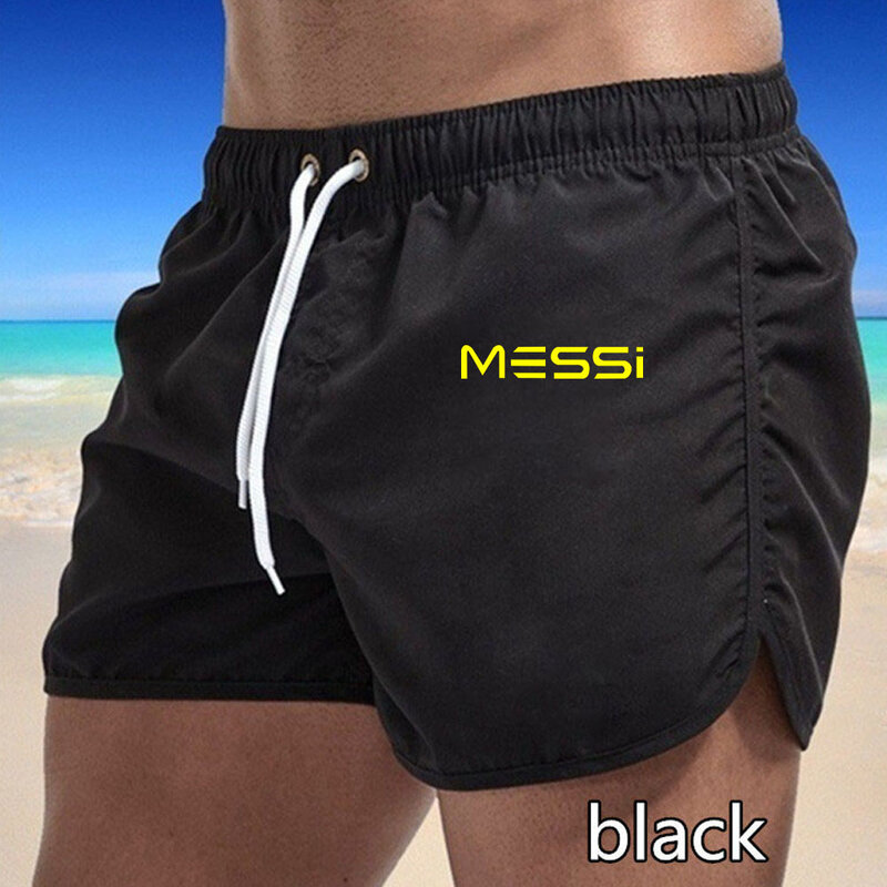 Summer men's gym fitness casual loose shorts jogging outdoor fitness sports shorts men's sports breathable beach pants