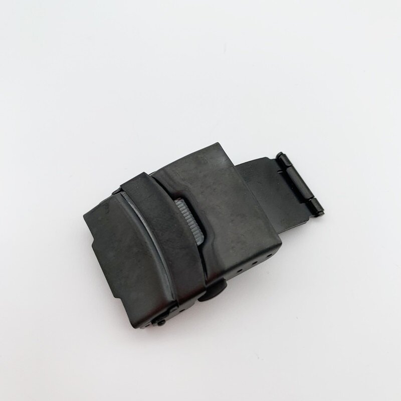 Piega cinturino fibbia doppia farfalla cinturino pulsante chiusura fibbia fibbie accessori per orologi 16mm 18mm 20mm 22mm 24mm