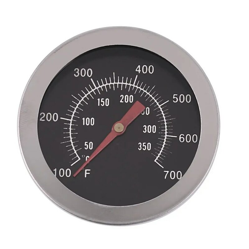 Thermomètre bimétallique en acier inoxydable, jauge de température avec double jauge, outils de cuisson à 500 degrés