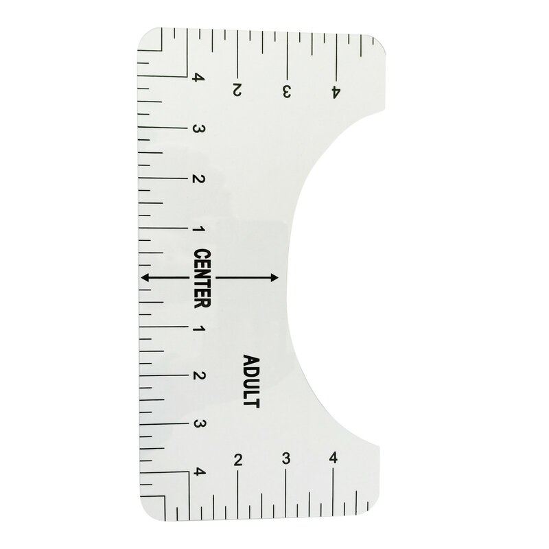 1/4PCS T-Shirt Alignment Ruler Craft Ruler with Guide Tool for Fashion Design Drawing Template Craft Tool Sewing JR Deal
