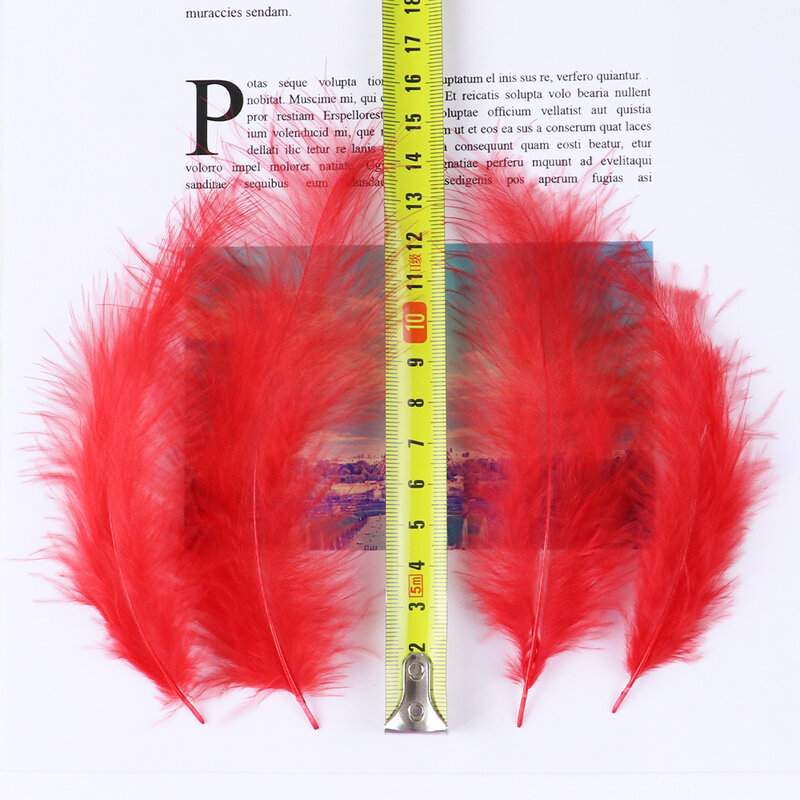 50pcs Fluffy Turkey Feather For Crafts 10-15cm Natural Marabou Plumes Wedding Dress Accessories Decorative Dream Catcher Feather