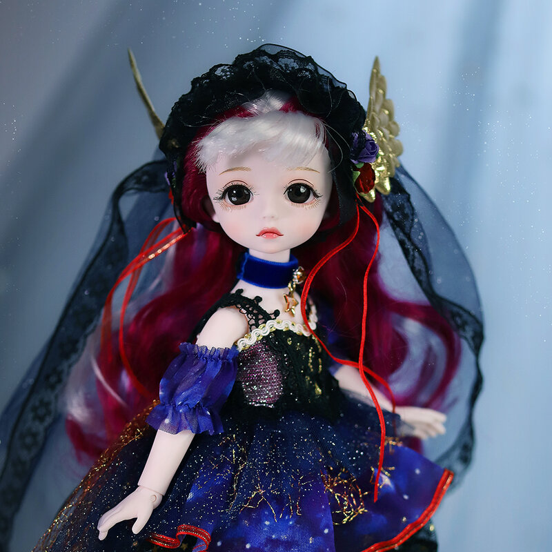 Dream Fairy 1/6ตุ๊กตาเจ้าหญิงชุด28ซม.BJD 28ข้อต่อ Body Ball Jointed ตุ๊กตา Full ชุดเสื้อผ้ารองเท้า DIY ของขวัญของเล่นสำหร...