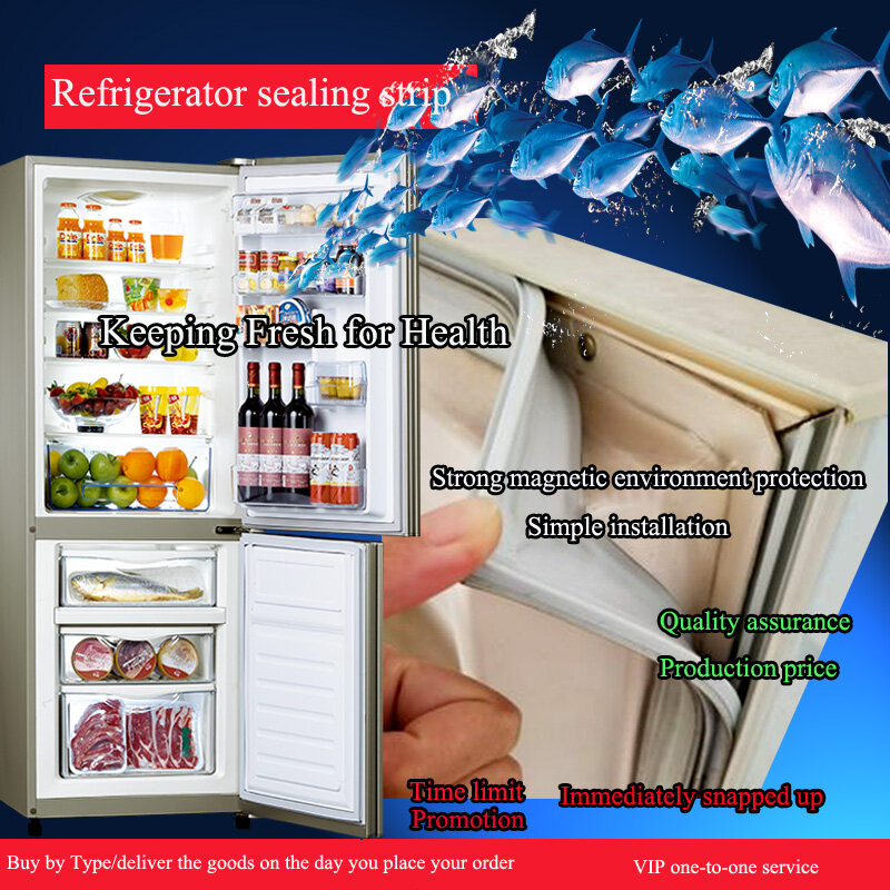 Striscia di gomma per porta del frigorifero striscia di tenuta magnetica materiale alto