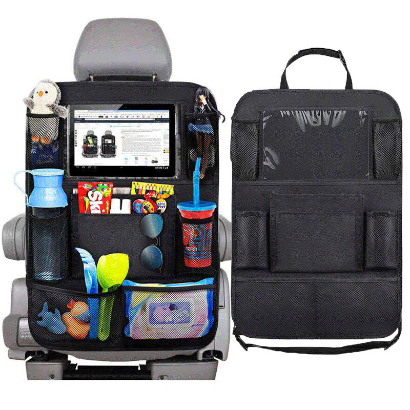 Organizer universale per seggiolino auto borsa multi-tasca portaoggetti supporto per Tablet automobili accessori interni stivaggio riordino