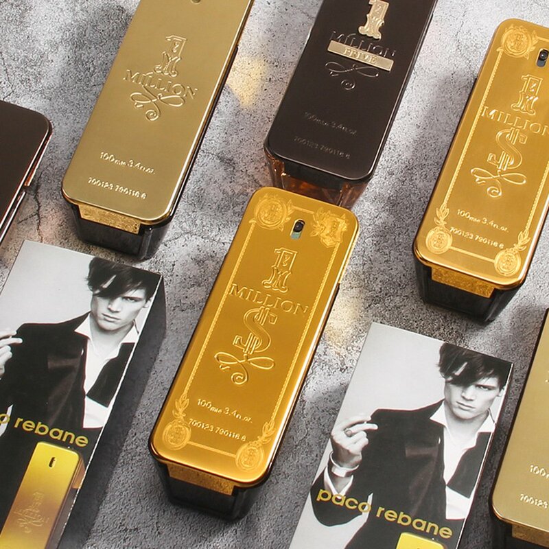 Gold Millionaire-fragancia Prive para hombre, 100Ml, tono de cuero Woody tentación, perfume portátil profesional a la moda, Original
