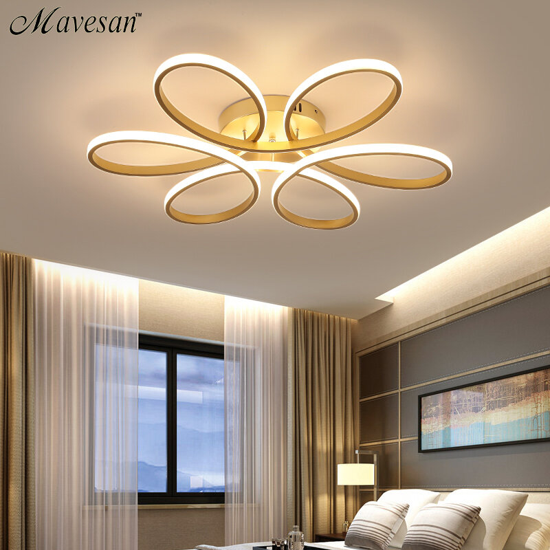 Moderne LED Decke Lichter fernbedienung für wohnzimmer Schlafzimmer 78W 72W 90W 120W Aluminium boby indoor plafond Lampe flush mount