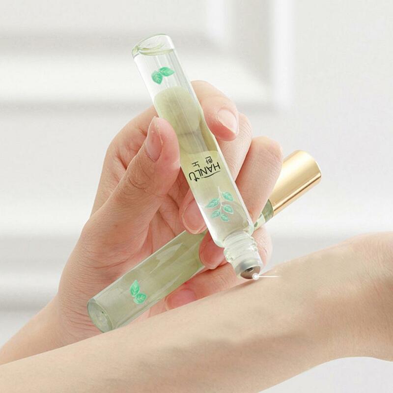 Role-on perfume pêssego luz chá verde fragrância durável portátil bonito doce desodorante antitranspirante cuidados com o corpo